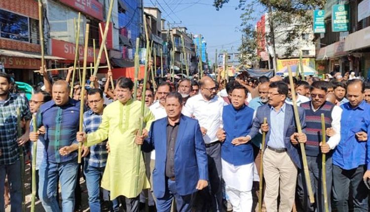 বিএনপির বিরুদ্ধে কর্মসূচিতেও বিভক্ত সুনামগঞ্জ আ.লীগ