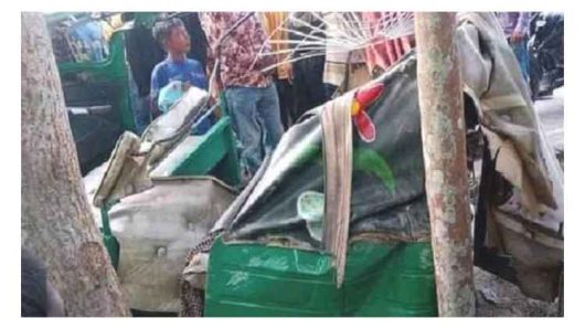 মৌলভীবাজারে সড়ক দুর্ঘটনায় ছেলের পর মারা গেলেন মা