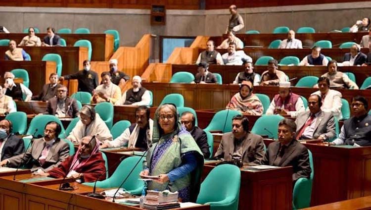 অনির্বাচিত সরকার কখনই ফিরে আসবে না : সংসদে প্রধানমন্ত্রী