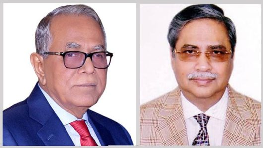 নতুন রাষ্ট্রপতি নির্বাচিত হওয়ায় সাহাবুদ্দিনকে অভিনন্দন আবদুল হামিদের