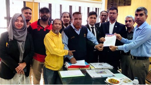 সিলটি নাগরীকে দ্বিতীয় রাষ্ট্রভাষার স্বীকৃতির দাবিতে স্মারকলিপি