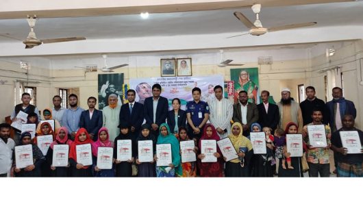 ভূমিহীন-গৃহহীন মুক্ত জৈন্তাপুর উপজেলা, ঘর পেল ৩২ পরিবার