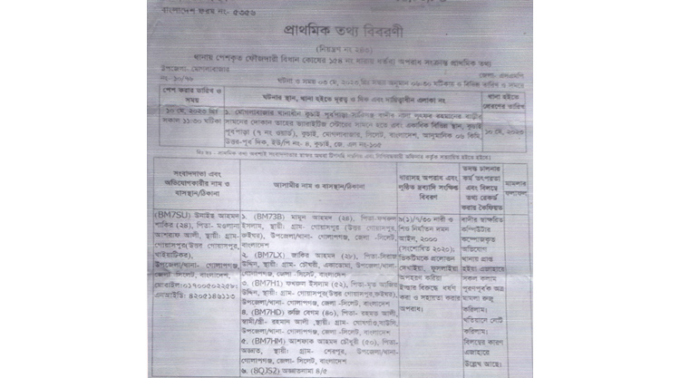 দক্ষিণ সুরমায় মাদরাসাছাত্রীকে অপহরণ করে ধর্ষণের অভিযোগ