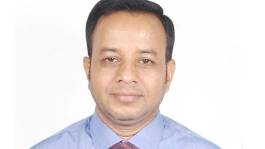 অশ্রুসিক্ত নয়নে চিরনিদ্রায় শায়িত সাংবাদিক অজামিল চন্দ্র নাথ