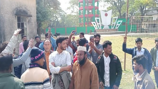শাল্লায় পিআইসিতে লেনদেন ও বৈষম্যের বি রু দ্ধে বিএনপির বি ক্ষো ভ