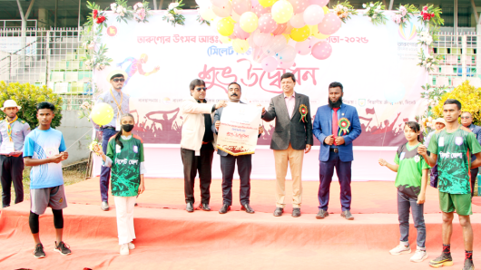সিলেটে ‘তারুণ্যের উৎসব আন্তঃজেলা অ্যাথলেটিকস প্রতিযোগিতা’র উদ্বোধন