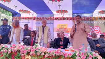 সমাজে শিক্ষিত লোক সবচেয়ে বেশি দুর্নীতিবাজ, শিক্ষকের রাজনীতি করা উচিত না : শাল্লায় এড. শিশির মনির
