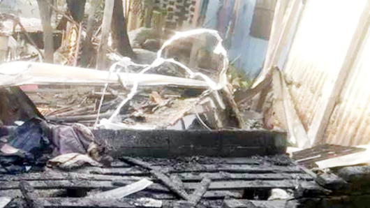 কমলগঞ্জে আ*গু*নে বসতবাড়ি ভস্মিভুত, ৩ লাখ টাকা ক্ষতি