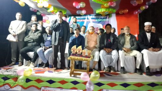 বড়লেখায় আরফাত রহমান কোকো স্মৃতি নাইট মিডিয়াম বার ফুটবল টুর্নামেন্টের উদ্বোধন