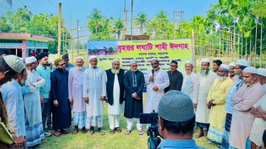বড়লেখায় বৃহত্তর লঘাটি শাহী ঈদগাহের কাজের উদ্বোধন