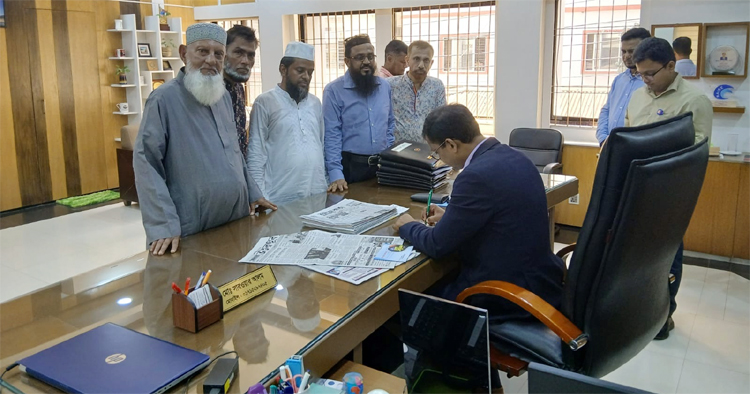 দেওয়ানবাজার-দয়ামীর সড়ক সংস্কারের দাবিতে  বালাগঞ্জ-ওসমানীনগর উপজেলা কল্যাণ সমিতির স্মারকলিপি প্রদান