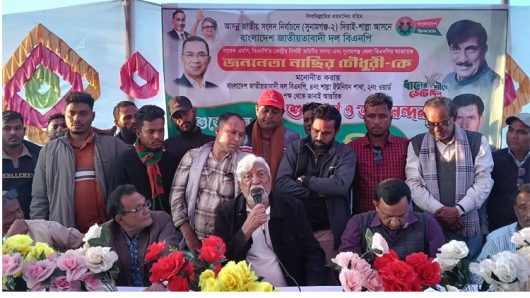 “এটাই আমার শেষ নির্বাচন, উন্নয়ন চাইলে ধানের শীষে ভোট দিন”: শাল্লায় নাছির চৌধুরী