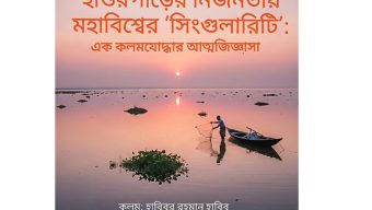 হাওরপাড়ের নির্জনতায় মহাবিশ্বের ‘সিংগুলারিটি’: এক কলমযোদ্ধার আত্মজিজ্ঞাসা ​কলমে : হাবিবুর রহমান হাবিব