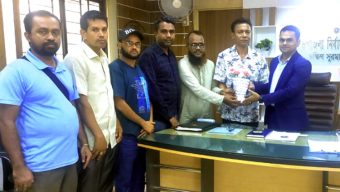  ইউএনও’র সাথে দক্ষিণ সুরমা উপজেলা প্রেসক্লাব নেতৃবৃন্দের শুভেচ্ছা বিনিময়
