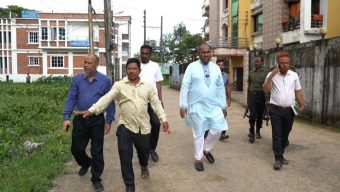 প্রাণ ফিরে পাচ্ছে সিলেট নগরের আরেকটি পুকুর