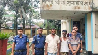 শাল্লায় ২০২ পিস ইয়াবাসহ গ্রেফতার ৩